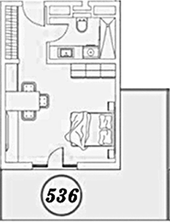 Студия квартира, 54.8 м² в ЖК ГК Сан Гарден Хотел&СПА — фото 2