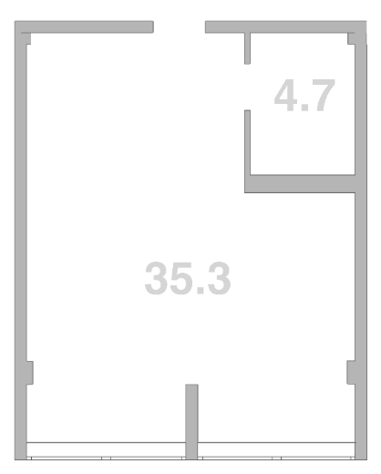 Квартира квартира, 40 м² в ЖК Жемчужина Мысхако — фото 2