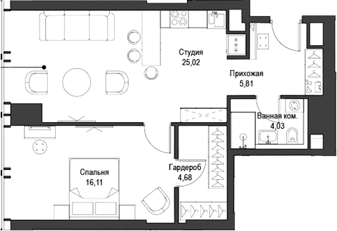 2-комн. Феймос