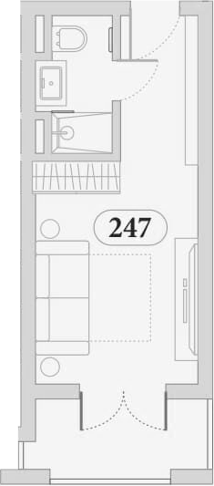 Студия квартира, 25.9 м² в ЖК Эден Ривьера — фото 2