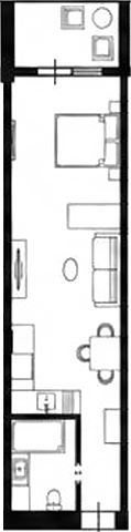 Студия Atrium Avenue
