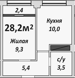 1-комн. Европейский