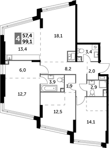 4-комн. Роттердам