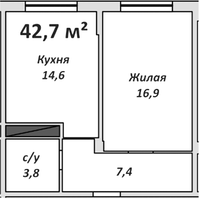 1-комн. Спортивный