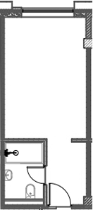 Студия, 25.92 м², 7/12 этаж, ЖК «Azimut Сити Отель Пятигорск»