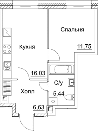 2-комн. СЕЗАР СИТИ