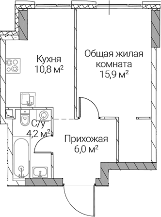 1-комн. СЕЗАР СИЛИКА