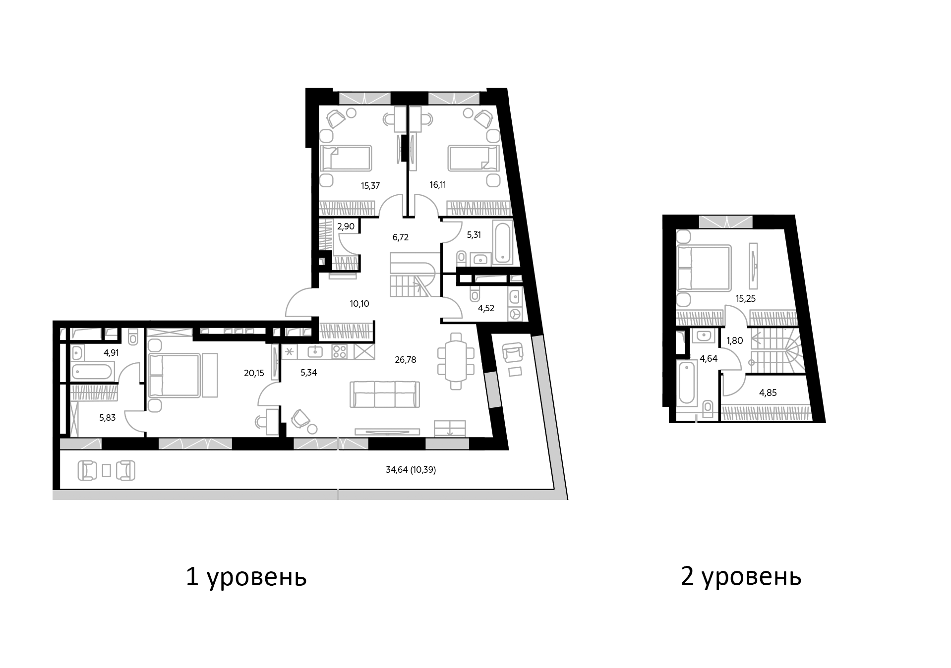 4-комн. Космо 4/22