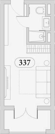 Студия квартира, 25.8 м² в ЖК Эден Ривьера — фото 2