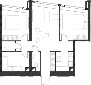 Студия, 73.69 м², 9/85 этаж, ЖК «Дом Дау»