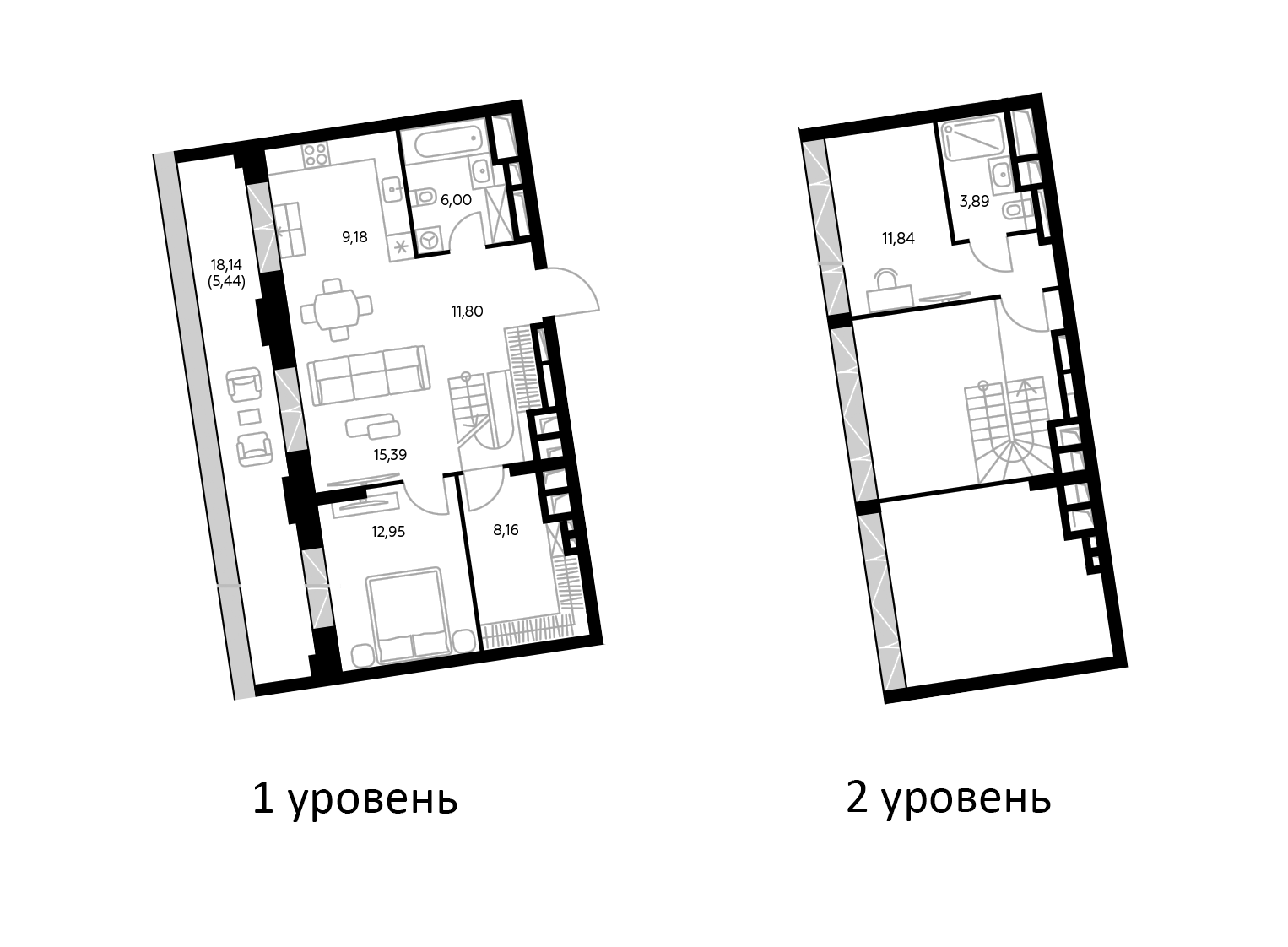2-комн. Космо 4/22