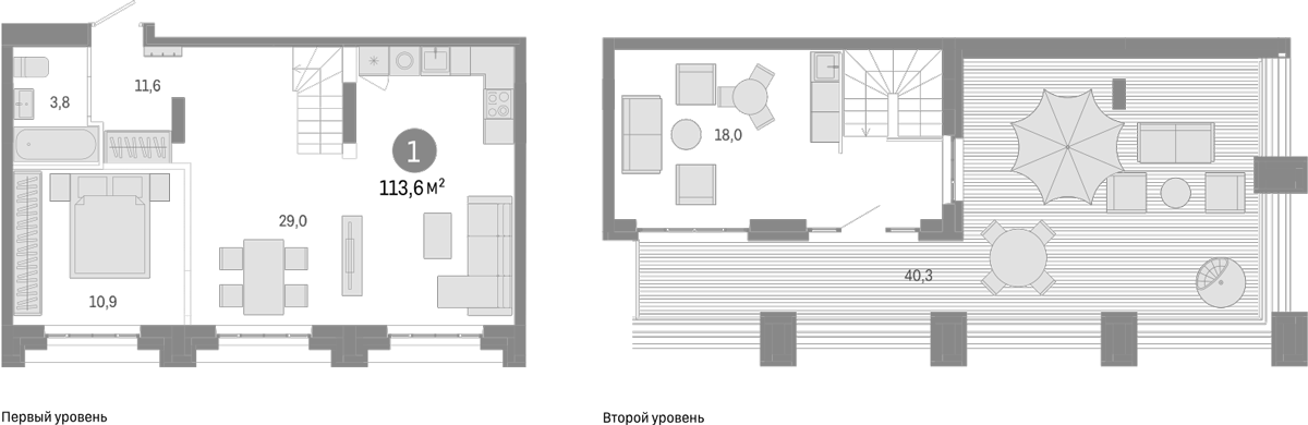 1-комн., 73.3 м², 7/8 этаж, ЖК «Метроном»