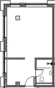 Студия, 34.82 м², 4/12 этаж, ЖК «Azimut Сити Отель Пятигорск»