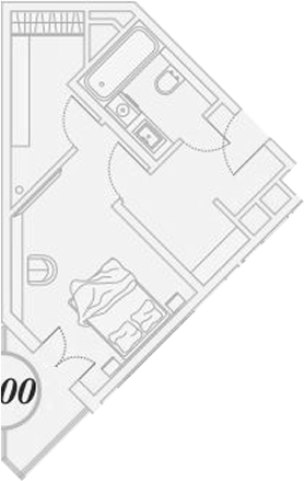 Студия, 36.7 м², 7/9 этаж, ЖК «ГК Сан Гарден Хотел&СПА»