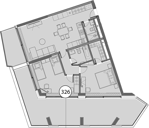 Продается 1-комн. квартира, 144.2 м²
