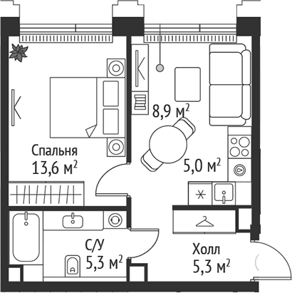2-комн. СЕТ