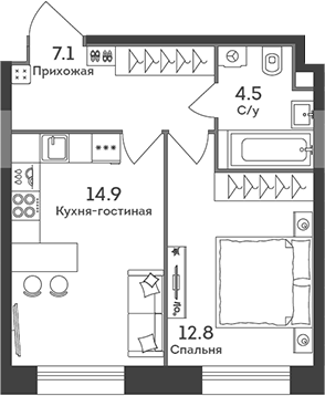 2-комн. ЭРА