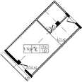 Студия квартира, 27.62 м² в ЖК Лучи — фото 2