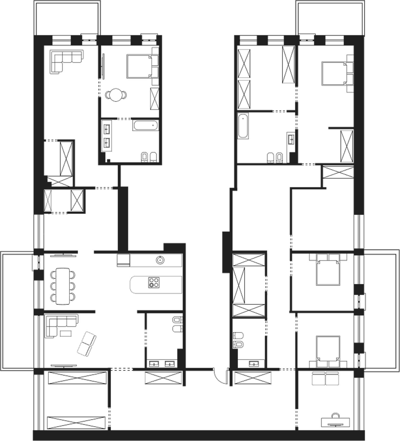 Студия, 384.84 м², 2/4 этаж, ЖК «Резиденция Волна»