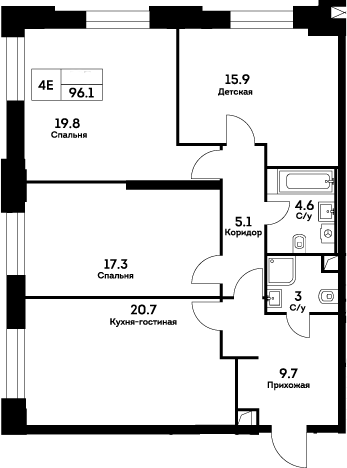 4-комн. ЭВЕР