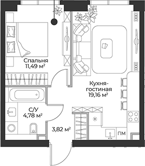 2-комн. Гранд Фили