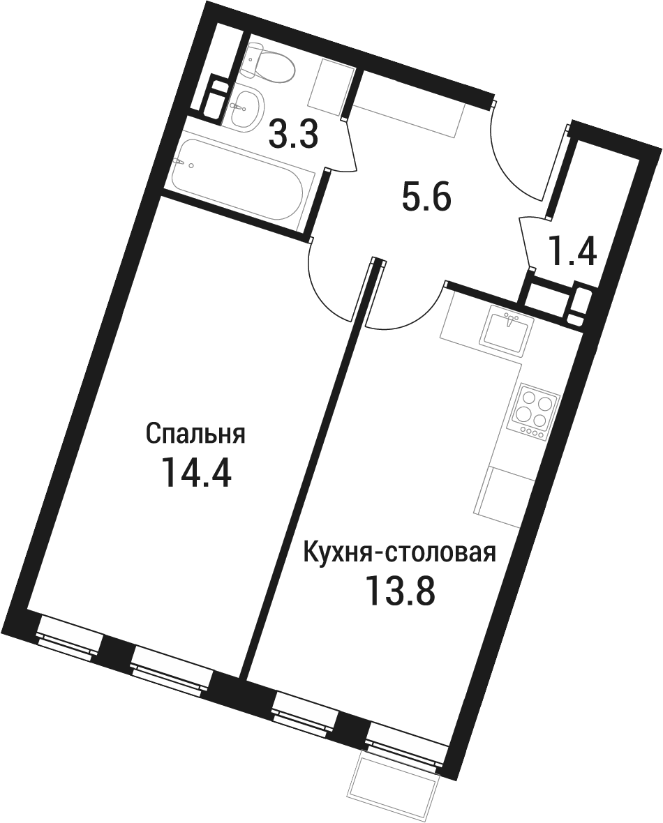 1-комн. Дом в Малаховке