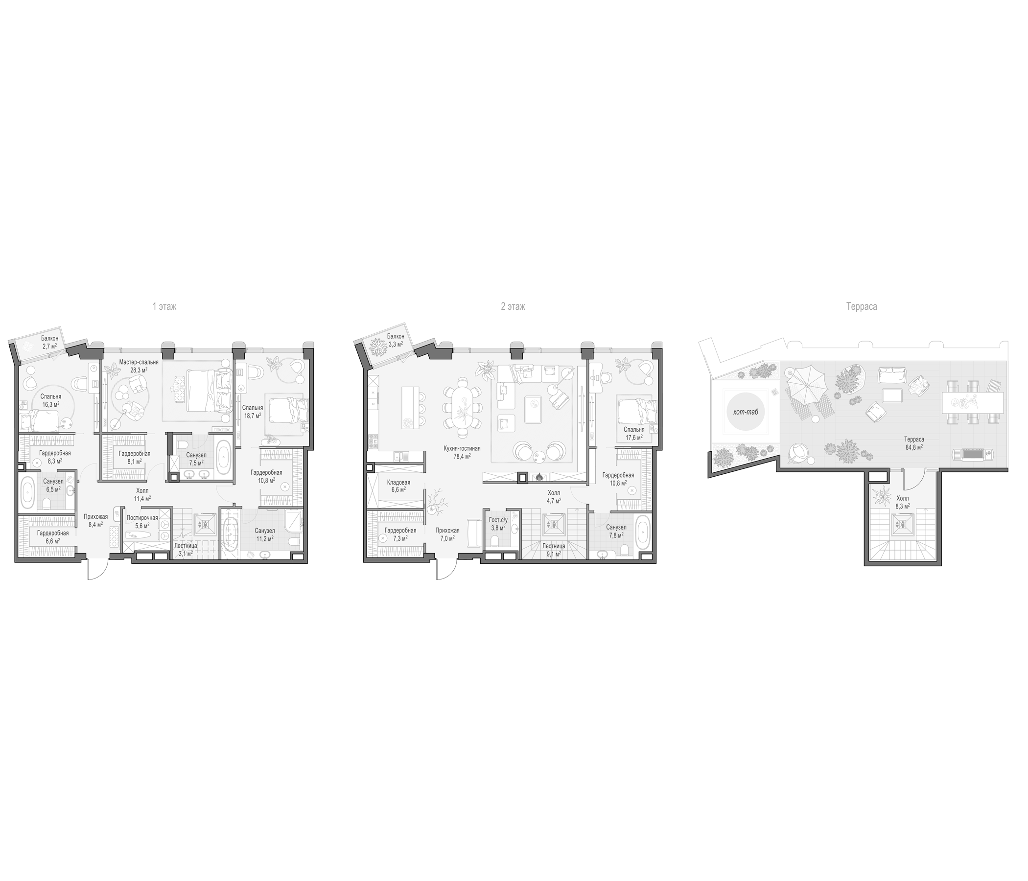 4+ комнаты, 280.56 м², 8/8 этаж, ЖК «Дом Палашевский 11»