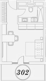 Студия квартира, 31.1 м² в ЖК ГК Сан Гарден Хотел&СПА — фото 2