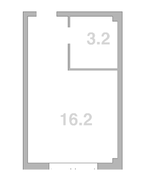 Квартира квартира, 19.4 м² в ЖК Жемчужина Мысхако — фото 2