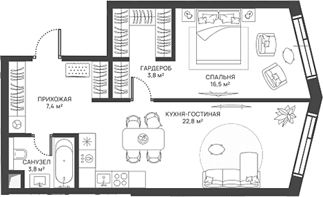 2-комн. СВЕТ