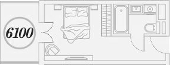 Студия, 26.3 м², 6/9 этаж, ЖК «ГК Сан Гарден Хотел&СПА»
