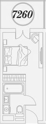 Продается 1-комн. квартира, 26.1 м²