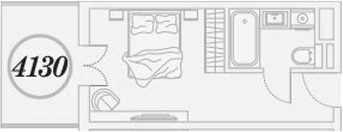 Студия, 26.2 м², 4/9 этаж, ЖК «ГК Сан Гарден Хотел&СПА»