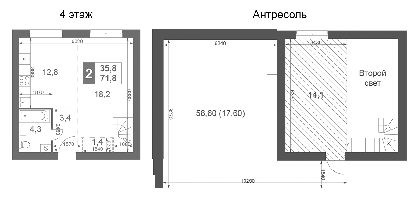 2-комн. Дубровицы Клаб