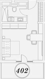 Студия квартира, 31.2 м² в ЖК ГК Сан Гарден Хотел&СПА — фото 2