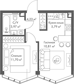 2-комн. МИРА