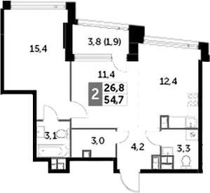 2-комн. Роттердам