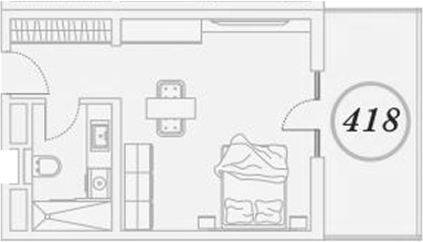 Студия квартира, 30.7 м² в ЖК ГК Сан Гарден Хотел&СПА — фото 2