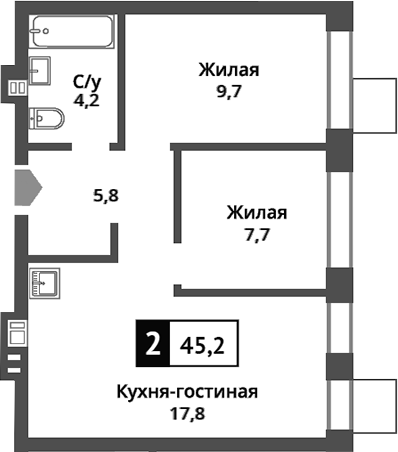 3-комн. Никольский квартал Отрада