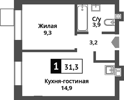 2-комн. Никольский квартал Отрада
