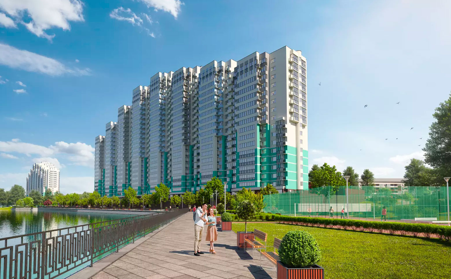 2-комн. квартира, 62.78 м² в ЖК Дом у озера — фото 3