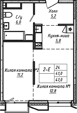 2-комн. УНО.Соколиная гора