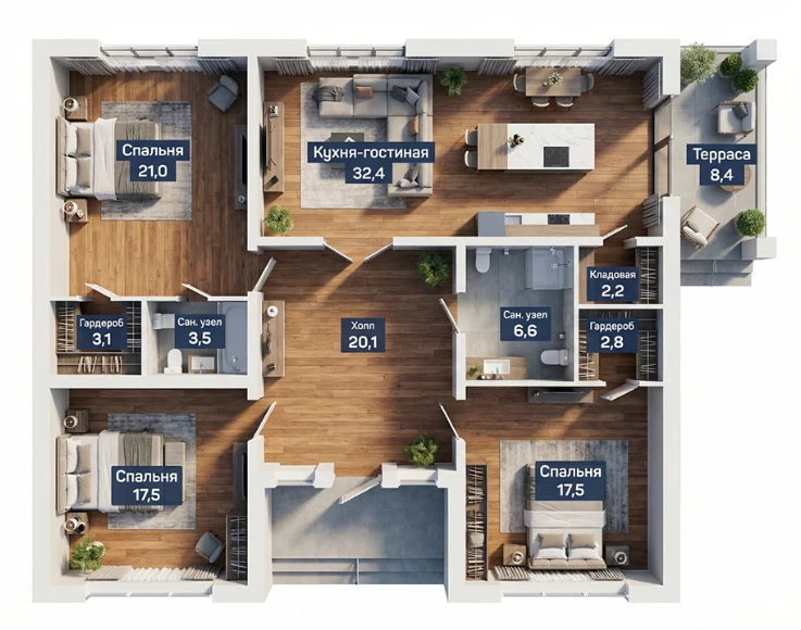 Коттедж — фото 2