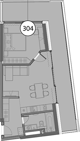 Студия, 73.9 м², 8/11 этаж, ЖК «Гостиничный комплекс Поляна Пик»