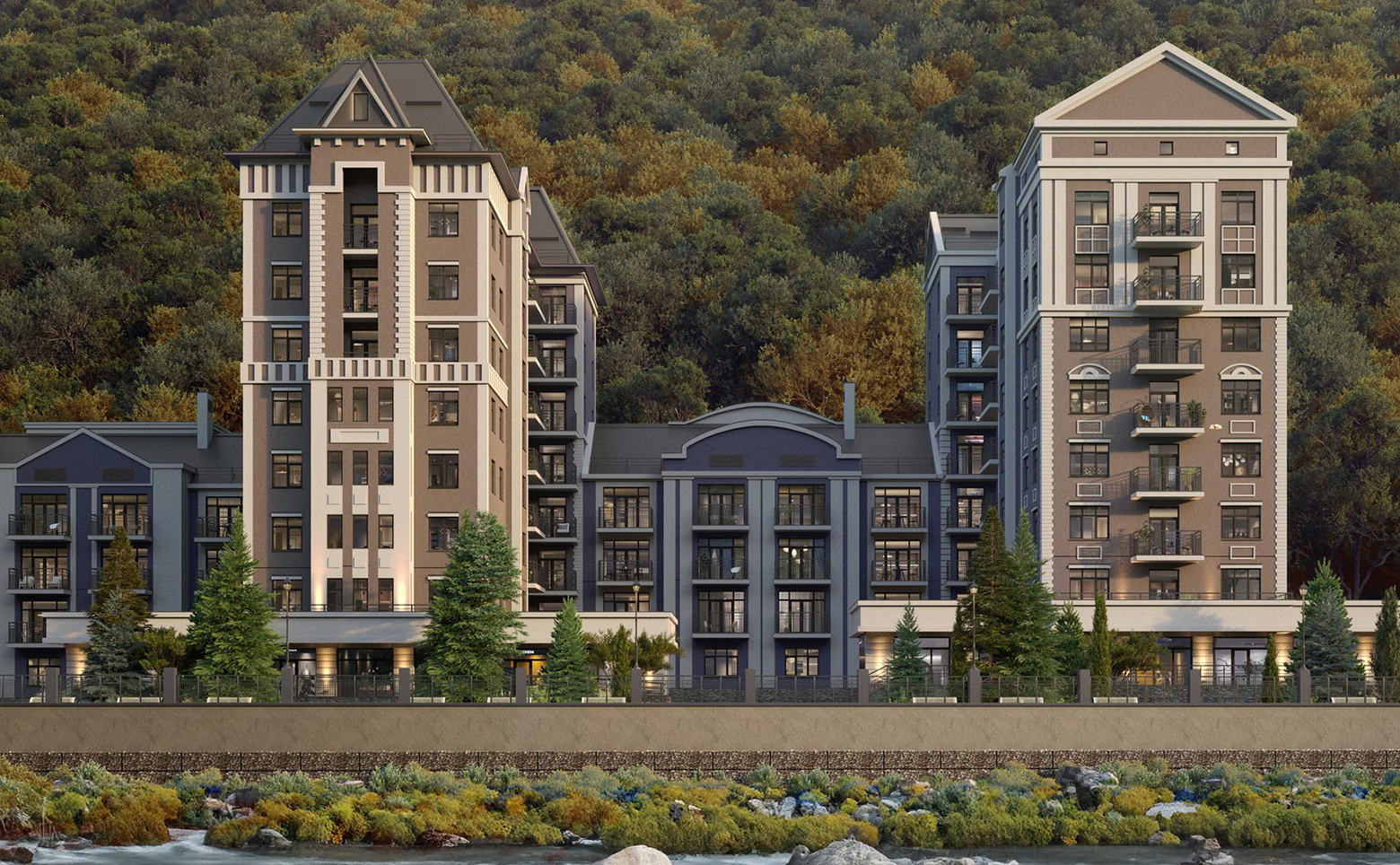 2-комн. квартира, 61 м² в ЖК LeePrime Residences Polyana Sochi — фото 5