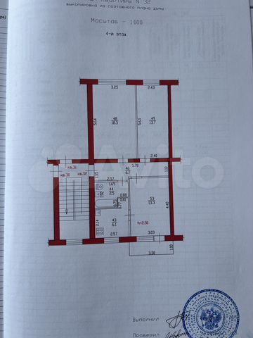 4+ комнаты, 93.9 м², 4/5 этаж, г Краснодар, ул им. Воровского, д 188