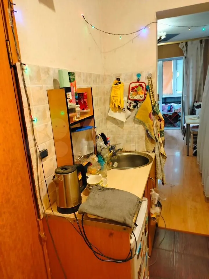 1-комн., 20.8 м², 2/3 этаж, муниципальное образование  пос. Российский, ул. Куликова Поля, 31 — фото 4