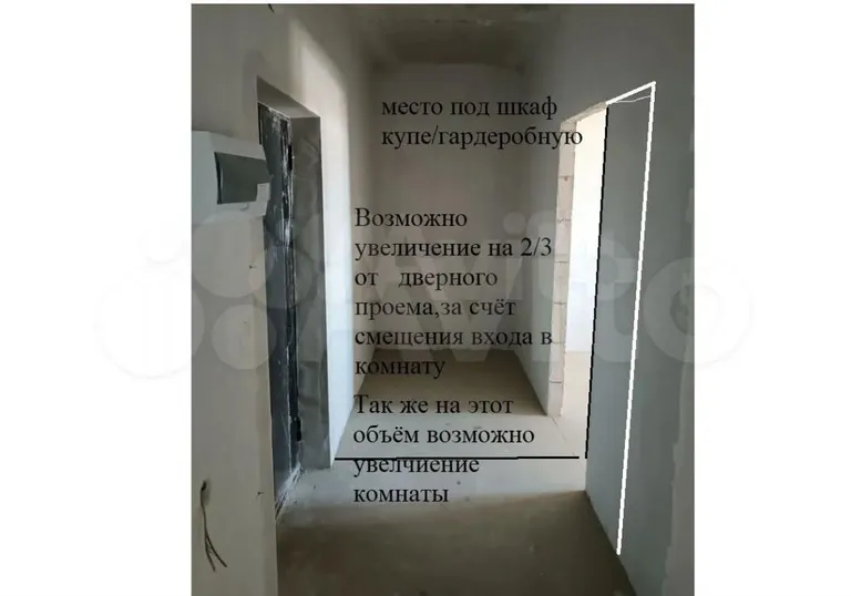 1-комн. квартира, 44.8 м² в ЖК Фонтаны — фото 2