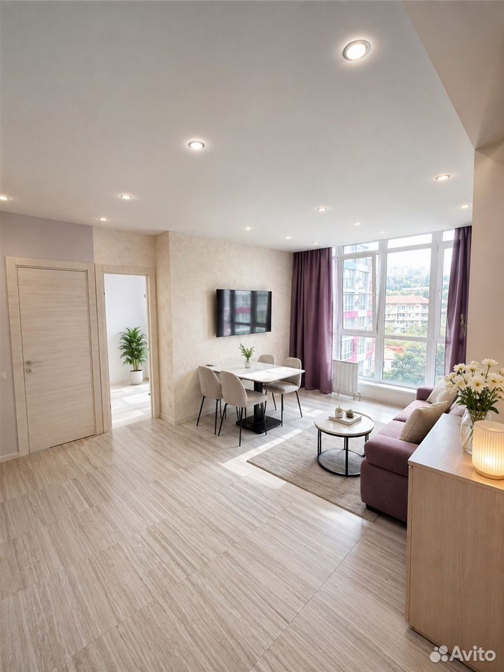 4+ комнаты, 72.7 м², 6/25 этаж, Сочи, Пластунская ул., 123Ак1 — фото 3