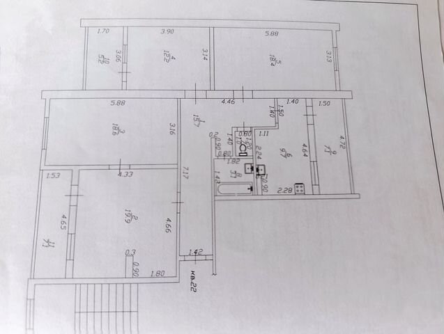 4-комн. квартира